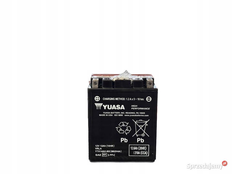Akumulator YUASA 12V 12Ah 210A L YTX14AHBS Jelcz-Laskowice