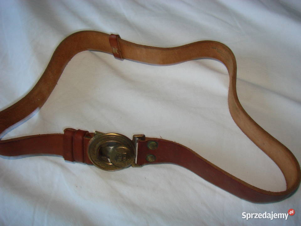 ZHP skórzany pas harcerski PRL Pruszcz Gdański