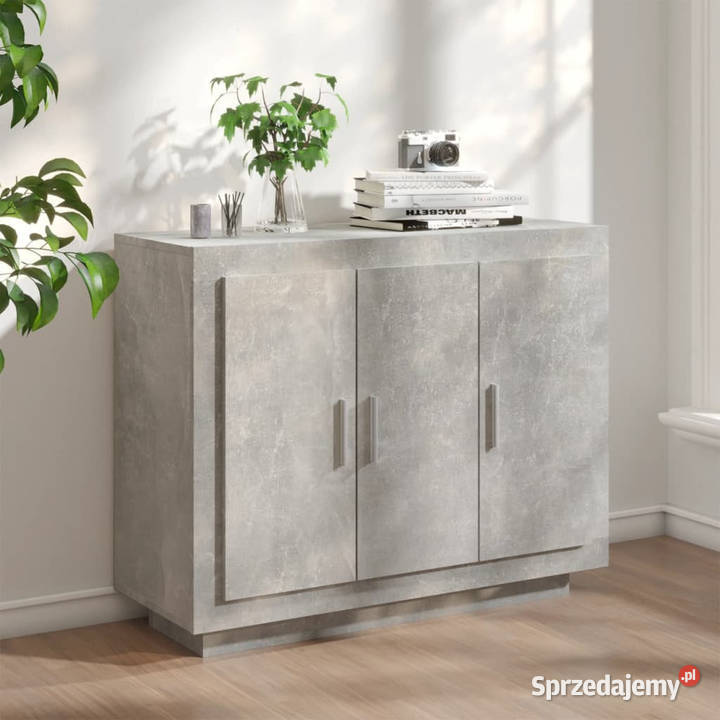 Szafka szarość betonu 92x35x75 materiał mazowieckie Warszawa