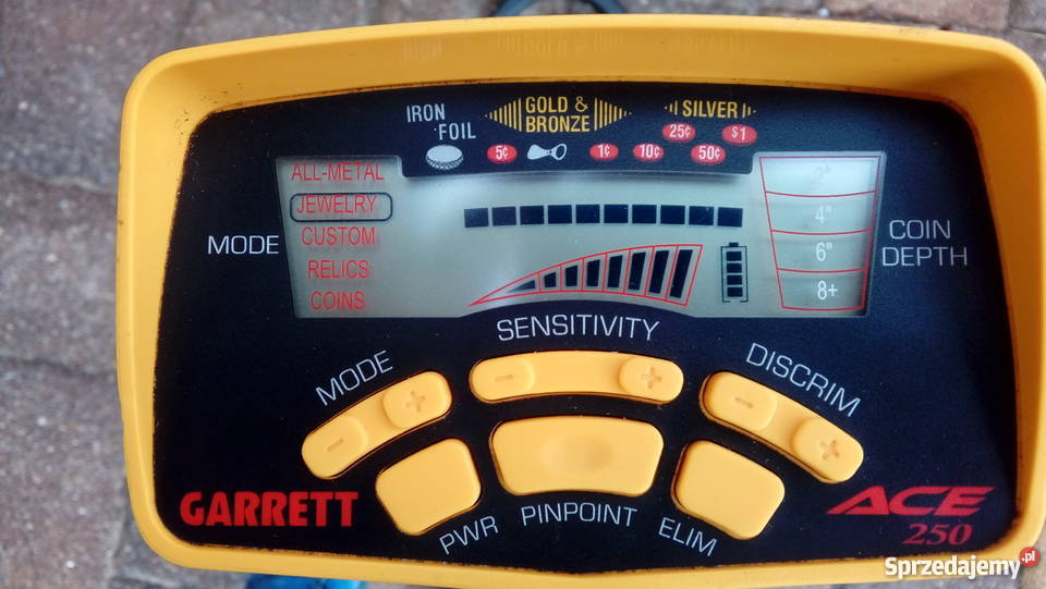 Garrett ACE 250 łódzkie Sulmierzyce sprzedam
