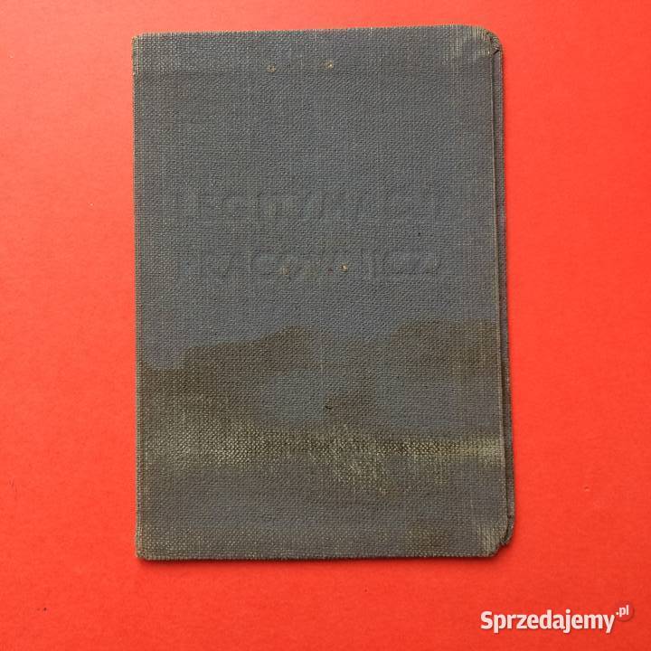 1922 Legitymacja Pracownicza Krawiec Szczecin