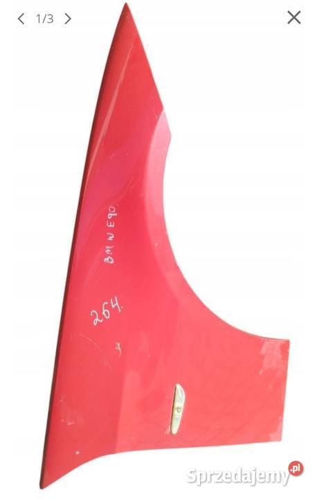 BMW 3 E90 E90 BŁOTNIK PRZEDNI PRZÓD PRAWY Czarna osobowe Skołoszów sprzedam