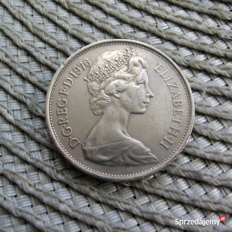 Wielka Brytania 10 Pensów 1976r wielkopolskie Kalisz