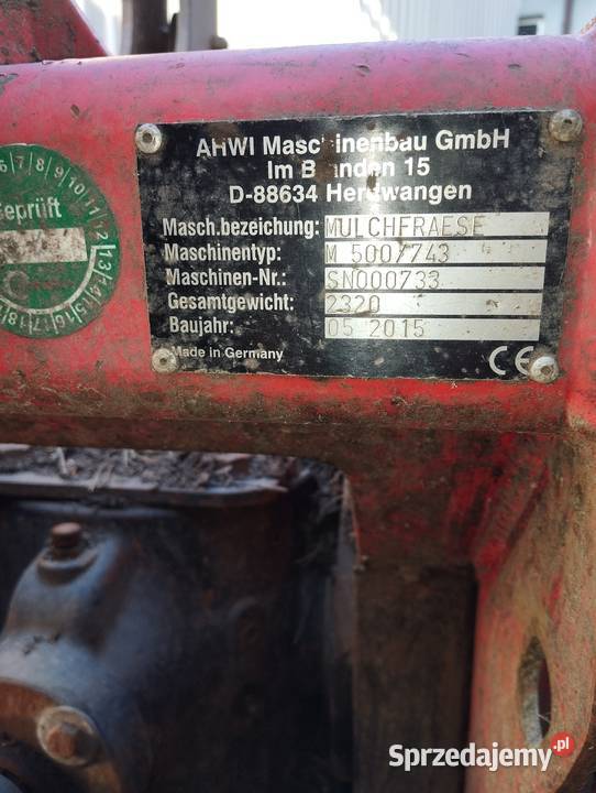 Rozdrabniacz Mulczer AHWI M5002300 Stąporków