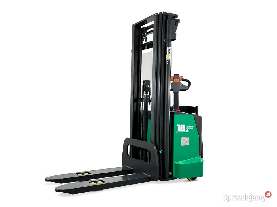Wózek paletowy 1600 z masztem triplex 4600 mm elektryczny Kęty