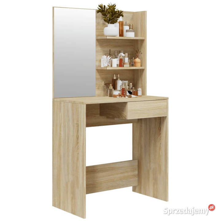 Toaletka z lustrem dąb sonoma 745x40x141 mazowieckie Warszawa