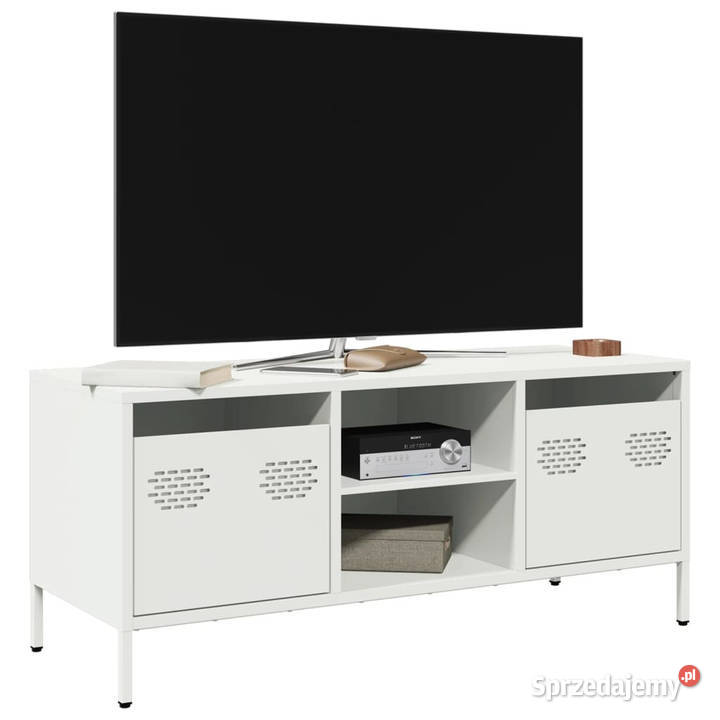 Szafka RTV biała 1015x39x435 stal walcowana na Warszawa