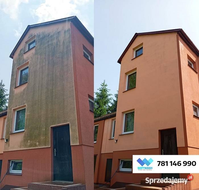 Miękkie Mycie Elewacji WAHOsoftwash Mycie Kostki Lublin