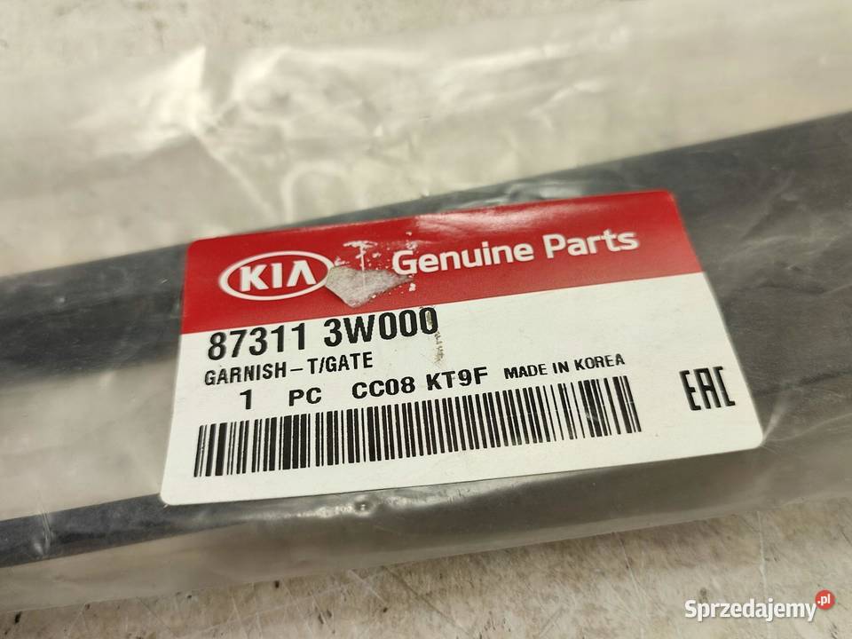 BLENDA LISTWA KLAPY TYŁ KIA SPORTAGE III SL sprzedam