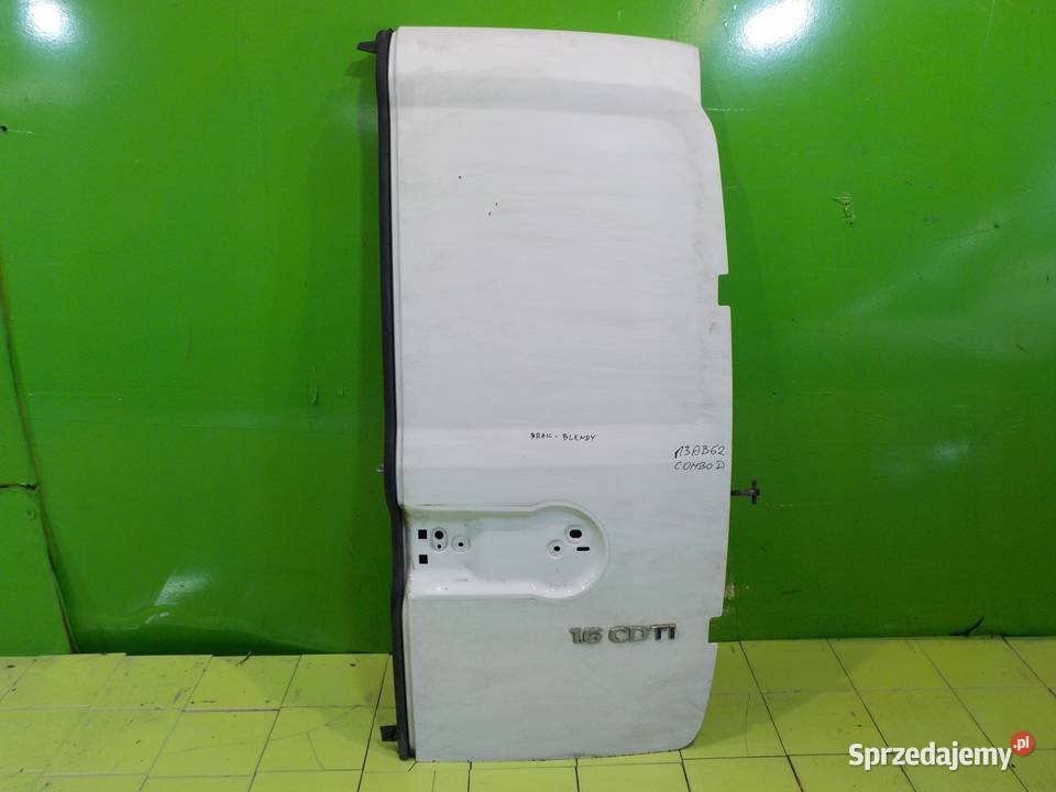 OPEL COMBO D 16r drzwi prawe tyl Suków sprzedam