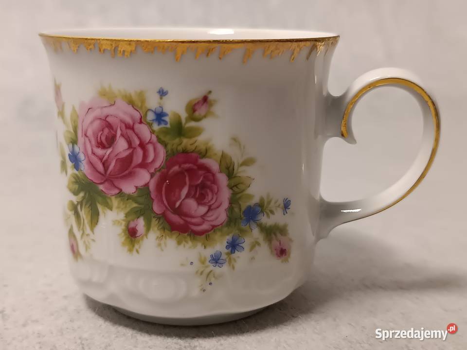 MITTERTEICH Bavaria Trio Śniadaniówka Filiżanka Porcelana i szkło Augustów sprzedam