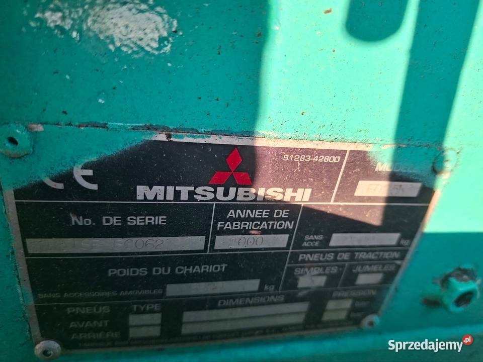 Wózek widłowy Mitsubishi FD 25