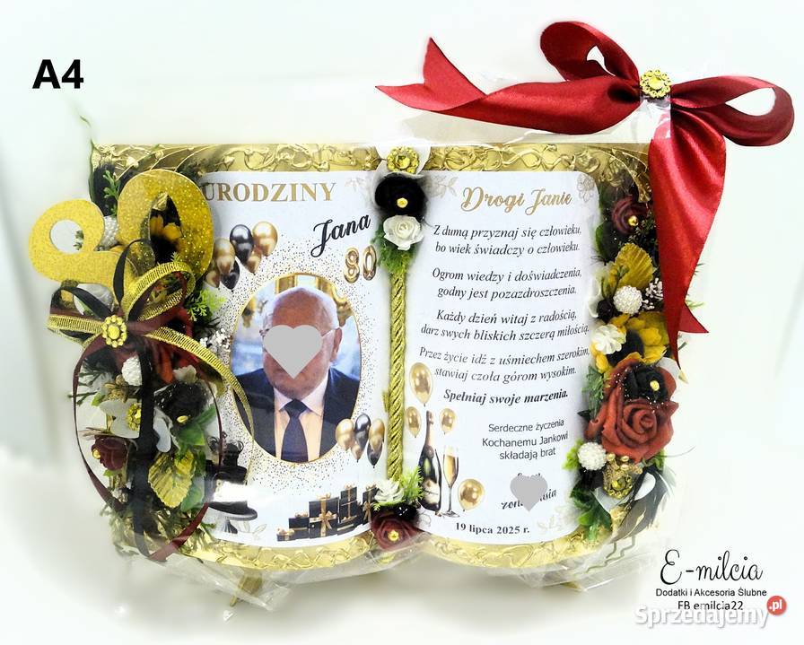 Spersonalizowana Księga Pamiątkowa z życzeniami Zielona Góra