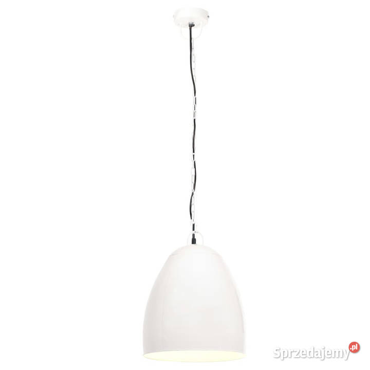 Industrialna lampa wisząca 25 W biała okrągła 42 Warszawa