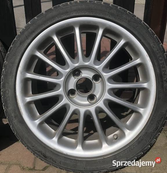 4 felgi aluminiowe 4x100 17 prawie OZ racing Samochodowe