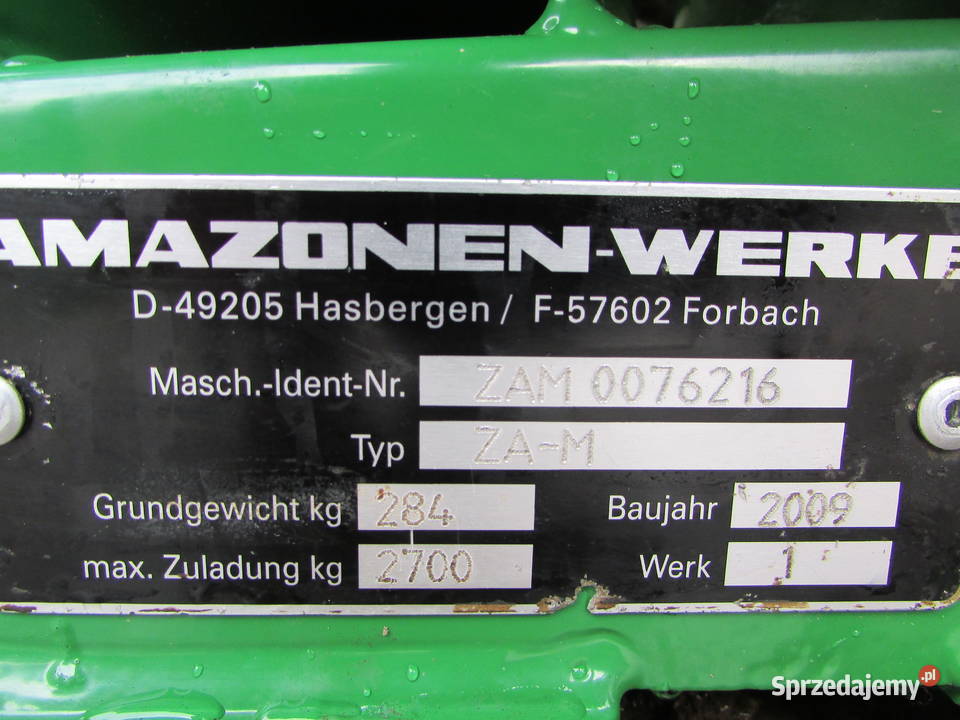 Rozsiewacz nawozów AMAZONE M 1200 Amados z Miechów