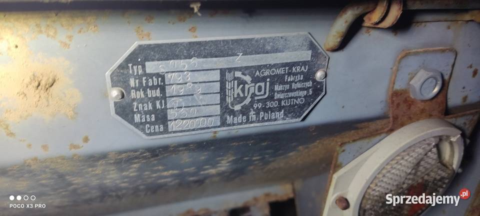 Siewnik zbożowy Poznaniak 3 m Truszczyny