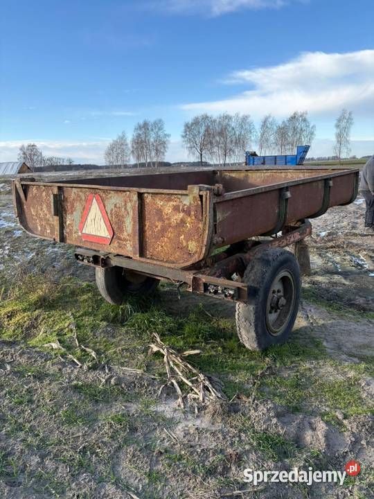 Sprzedam przyczepę wywrotke jednoosiowa Wieczyn