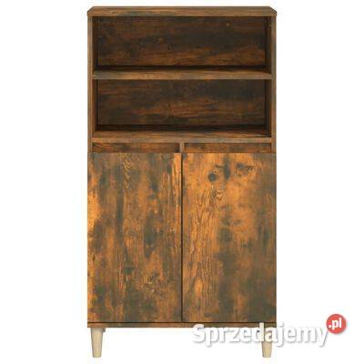 vidaXL Wysoka szafka przydymiony dąb 60x36x110 Pozostałe mazowieckie Warszawa