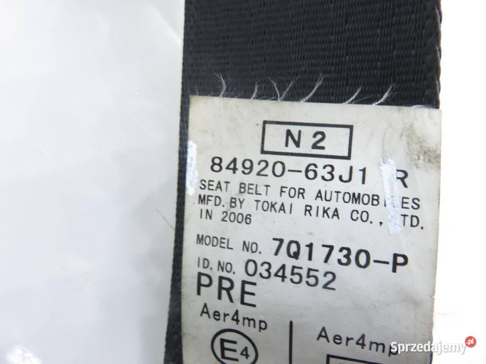 PAS PRAWY PRZEDNI SUZUKI SWIFT III MZ EZ