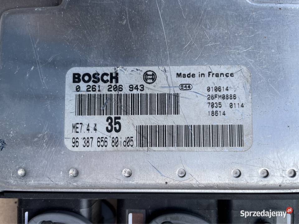 9638765680 komputer sterownik silnika peugeot Komputery
