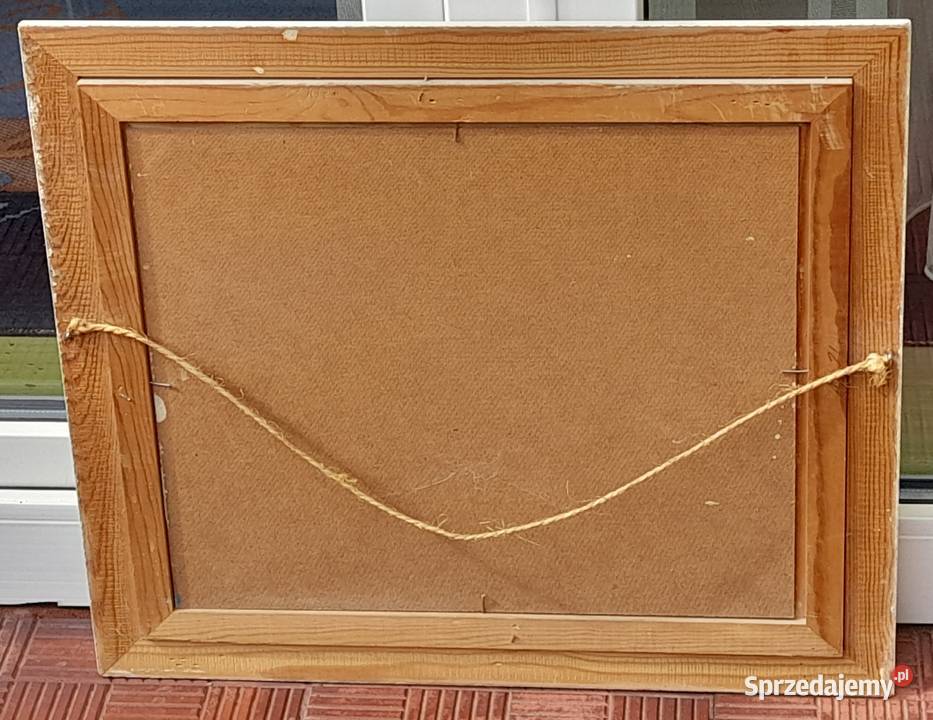 K Andersen Krajobraz zimowy obraz olejny sprzedam