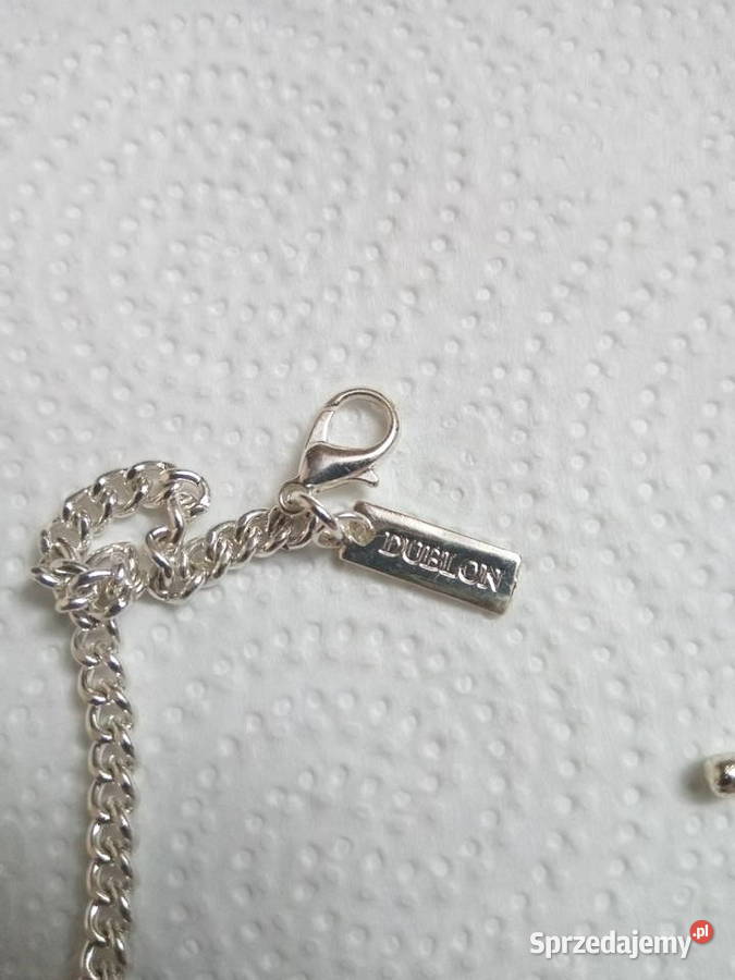 ozdobny naszyjnik metalowy kwiaty NOWY Zielona Łąka sprzedam