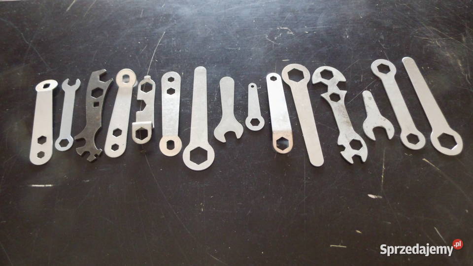 Wielki komplet płaskich kluczy wielkopolskie Radzewice