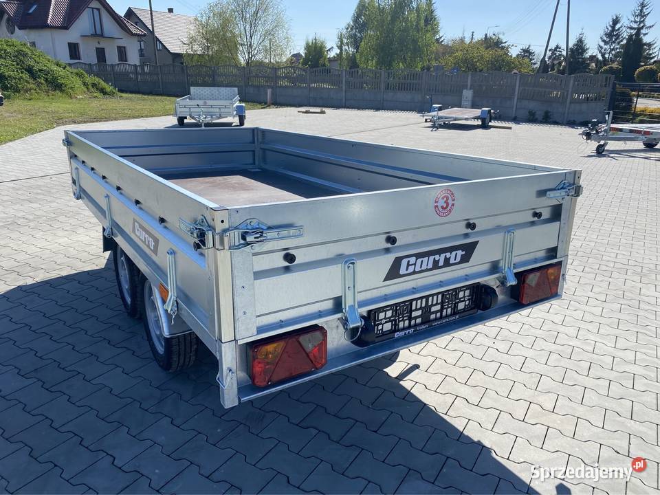 Mocna przyczepa lekka CARRO DELTA D3015 2w1 Kowal