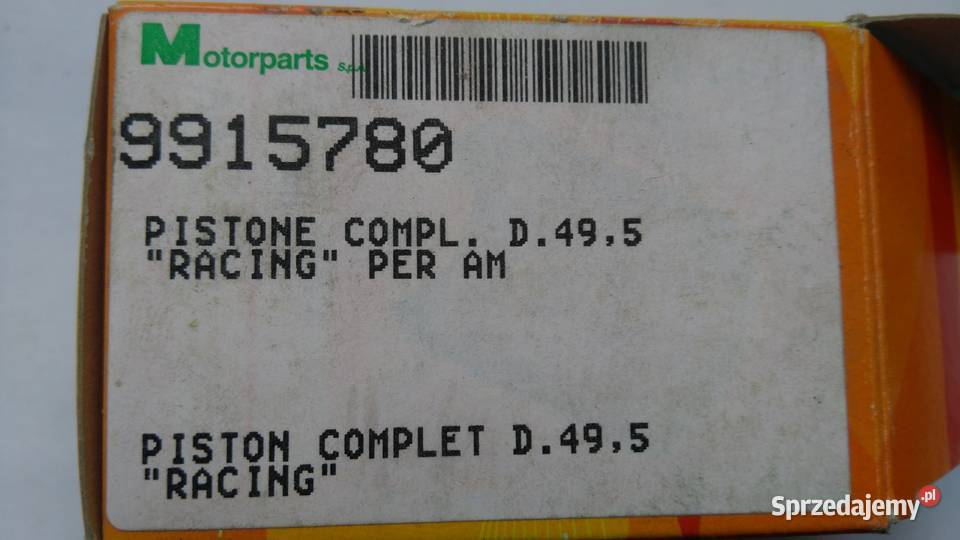 TŁOK MOTORPARTS TOP PERFORMACES 495 mm MINARELLI Tłoki Bielsk Podlaski