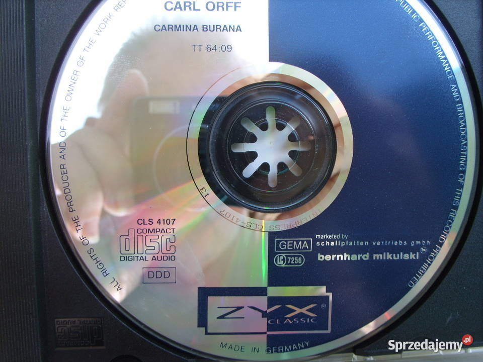 klasyka cd CARL ORFF CARMINA BURANA Płyty i kasety Wołów