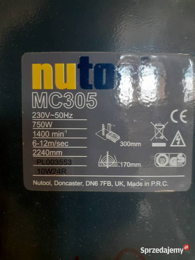 Piła używana NUTOL 350 750 w cięcie 300mm sprzedam