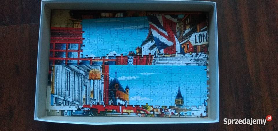 Puzzle ułożone 1000 elementów śląskie Piekary Śląskie