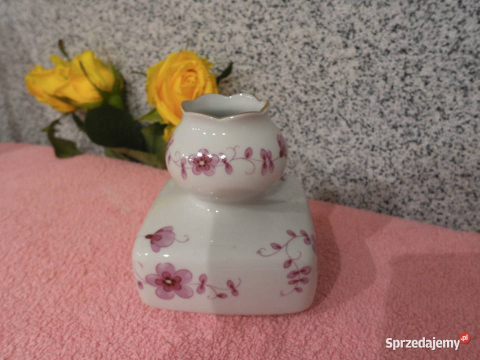 Fine Lichte China GDR Kwiatowy porcelanowy wielkopolskie Raszków