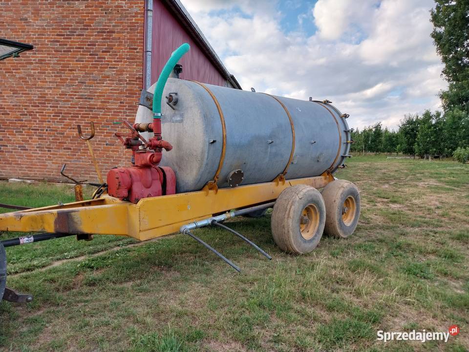 Veenhuis beczkowóz 4000L tandem Majdan Moniacki