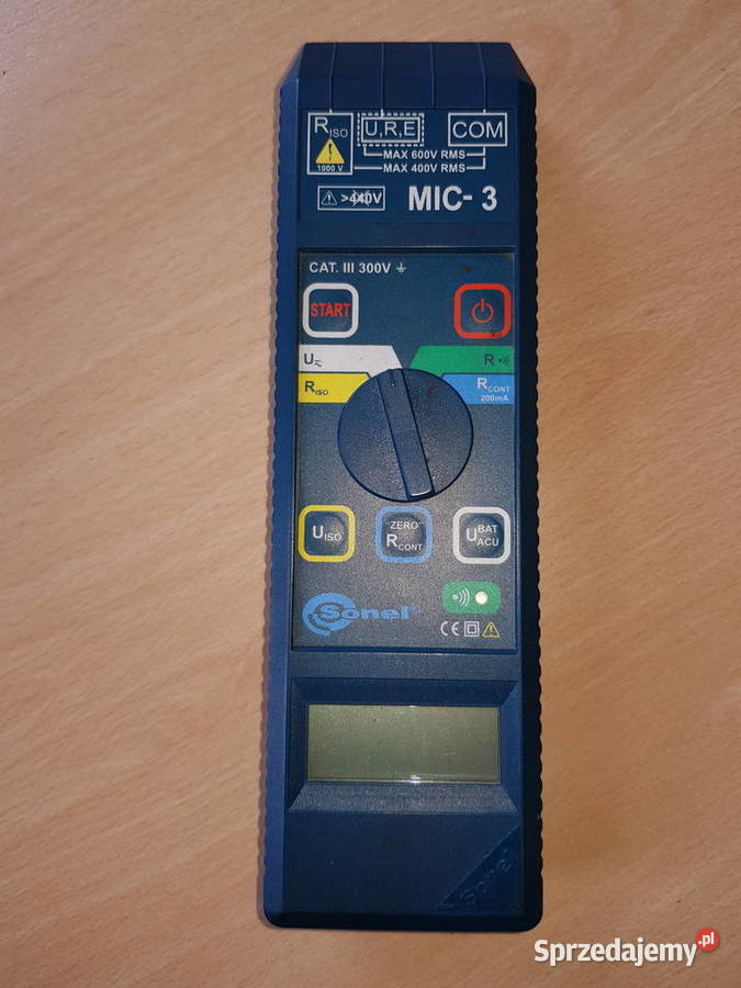 Cyfrowy miernik rezystancji izolacji Sonel MIC 3 Pozostałe Bytom
