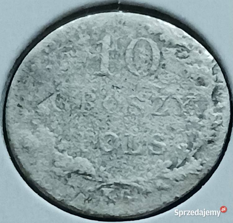 10 Groszy Powstanie Listopadowe 1831 r srebro Numizmatyka sprzedam