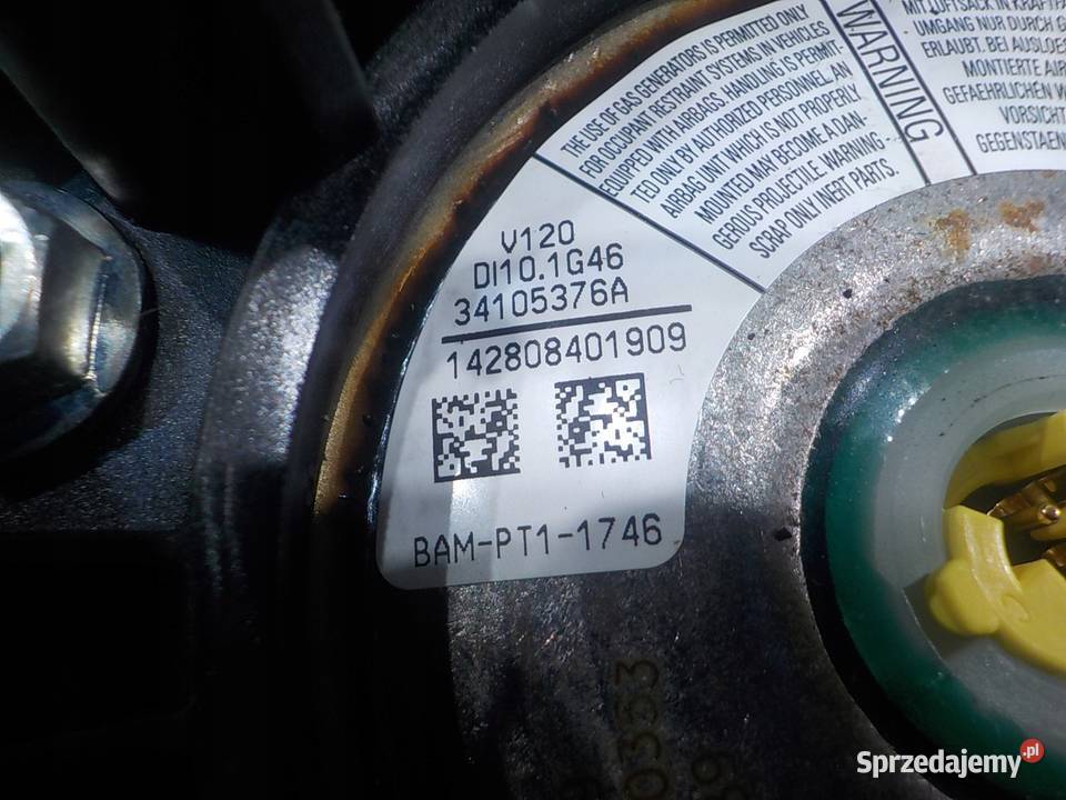 FIESTA MK7 LIFT 15 DCI 15r AIRBAG poduszka Suków sprzedam