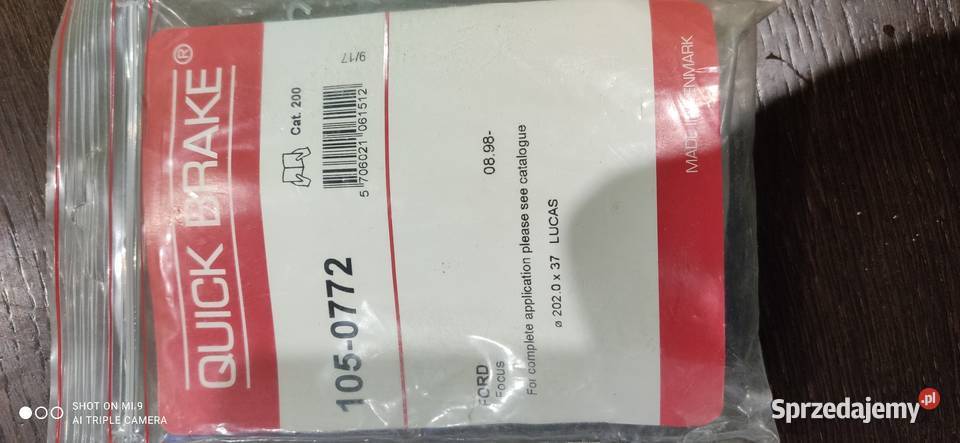 Zestaw naprawczy szczęk hamulcowych Ford Focus Rok produkcji 2020 Układ hamulcowy łódzkie Łódź