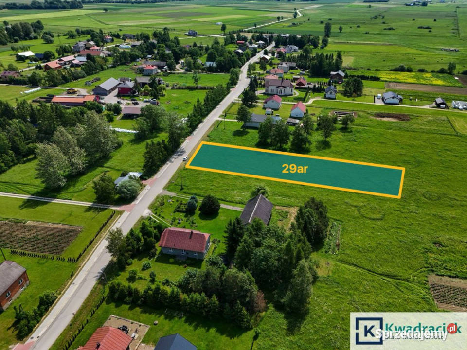 sprzedaży działki Besko Wiejska 2884m2