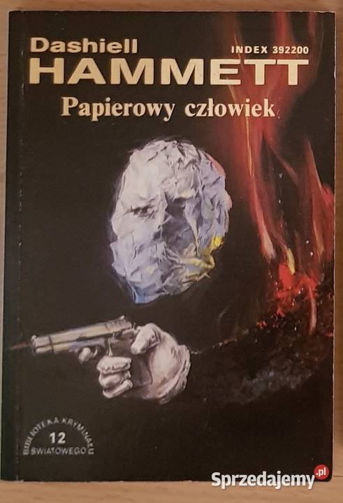 Papierowy człowiek Dashiell Hammett ISBN 9788378799764 Kielce