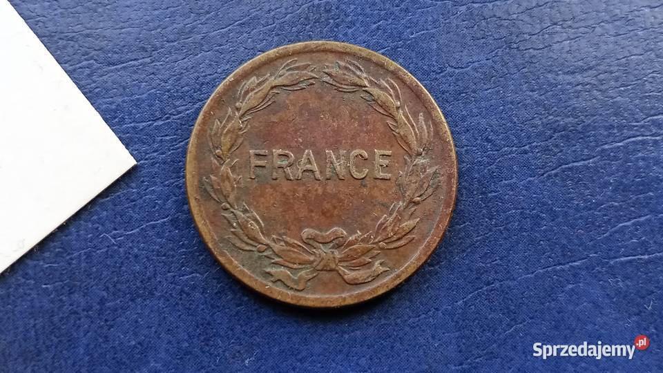 Stare monety 2 frank 1944 Francja podkarpackie Lesko