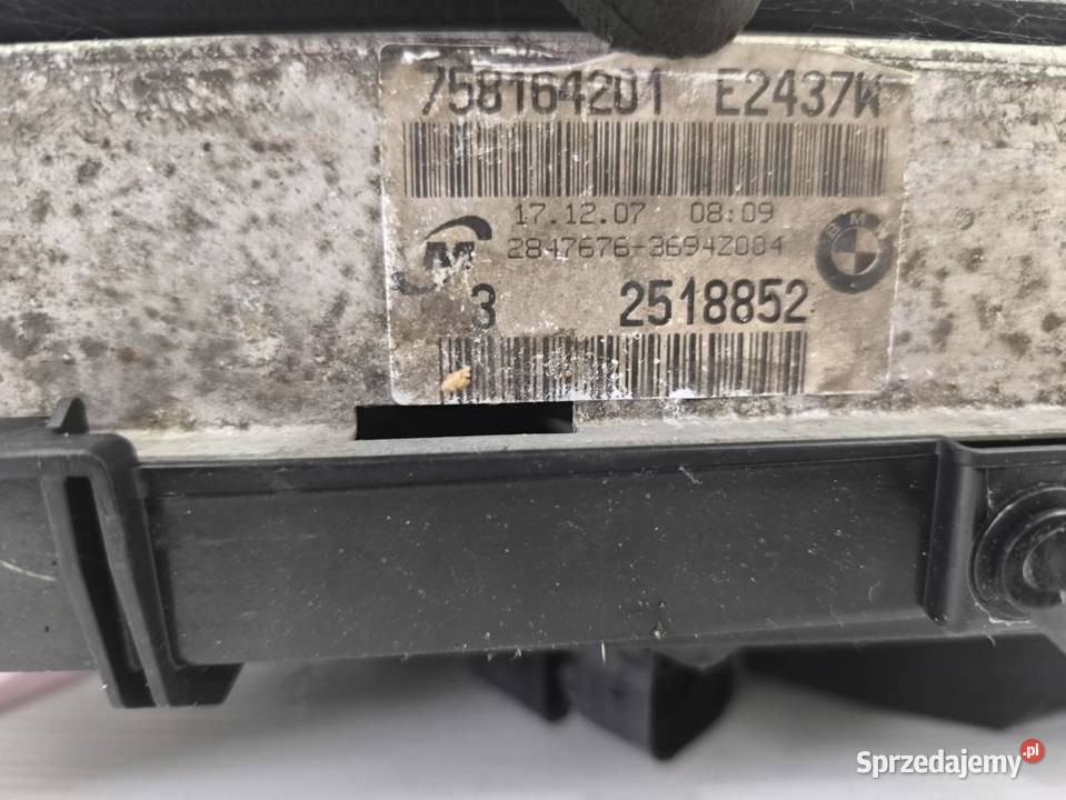 KOMPLET CHŁODNIC CHŁODNICE WENTYLATOR BMW 1 E87 Chłodnie wody