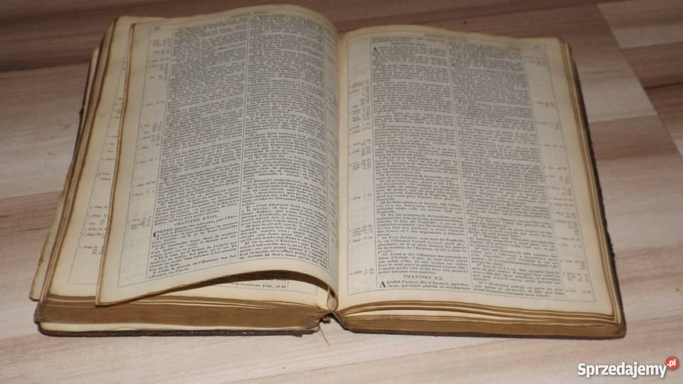 Stara Biblia Sainte Bible Grodziczno