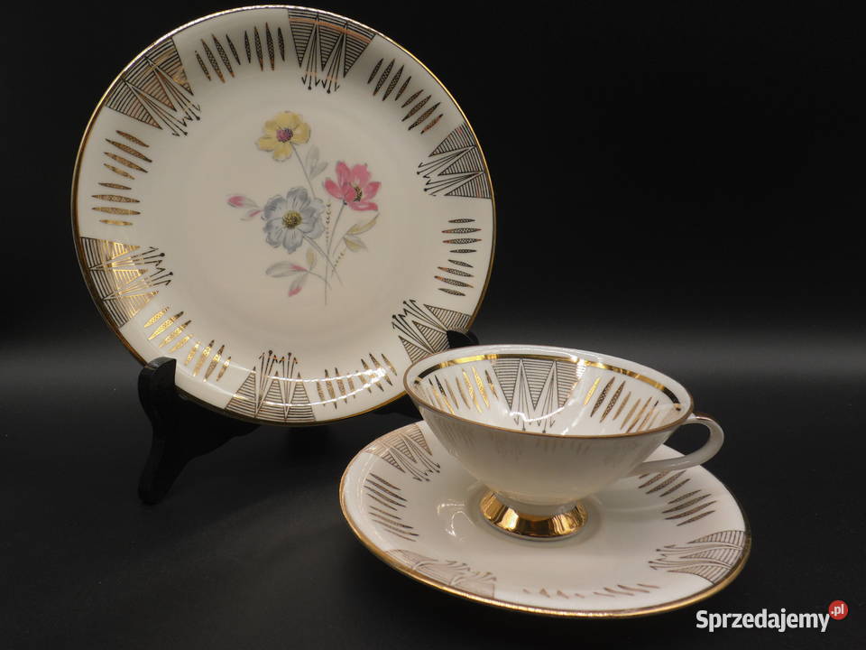 Zestaw śniadaniowy trio z porcelany Schirnding Raszków