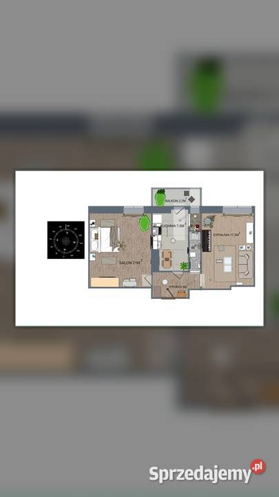 Mieszkanie na sprzedaż Wrzeszcz 2 pokojowe 55m2 Gdańsk