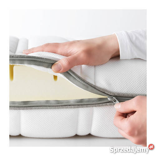 MALVIK Materac piankowy twardy biały 140x200 Kraków