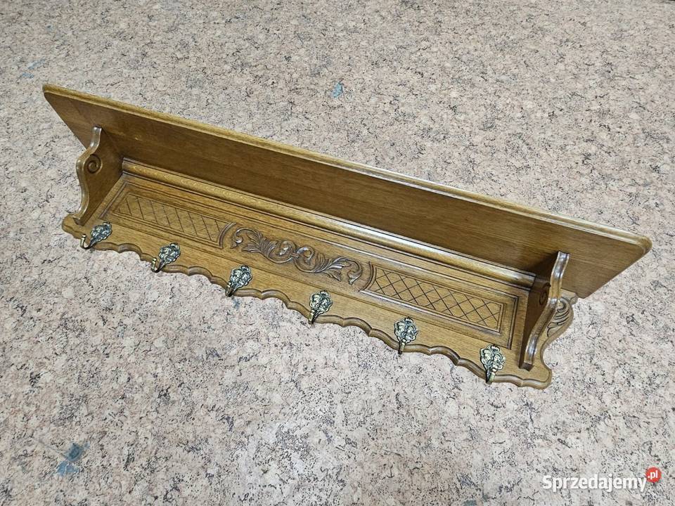 Stylowy wieszak ścienny półka Nowy Sącz