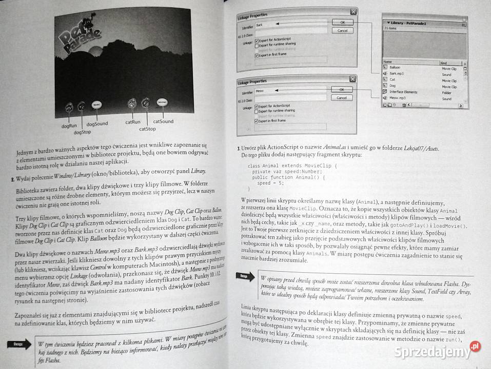 Flash 8 ActionScript Oficjalny podręcznik Jobe Książki naukowe i popularnonaukowe Chełm