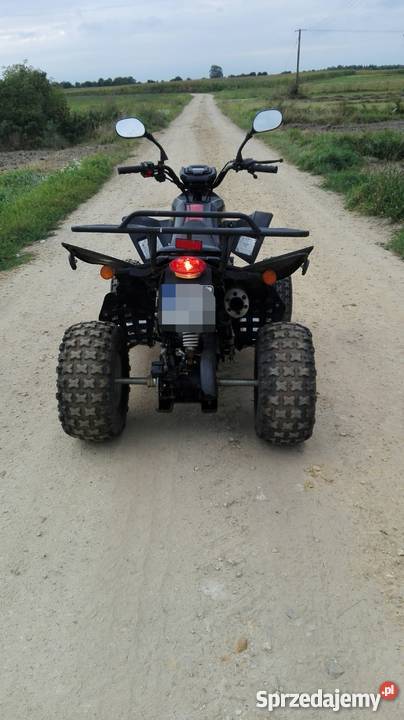 Quad FUXIN FXATV 005 zarejestrowany z pługiem Widawa